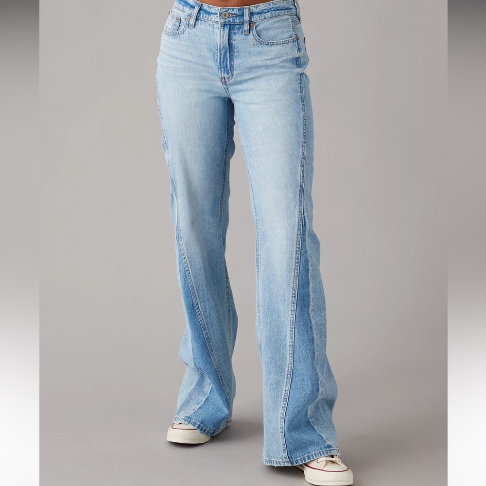 AE STRIGID low-rise baggy Flare Jeans